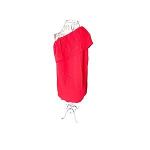 NEW PINE APPAREL women's simple moments shoulder dress in red